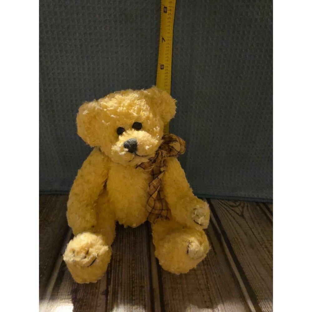 White, Wax Dipped Teddy Bear Vanilla Scented - Picture 6 of 6